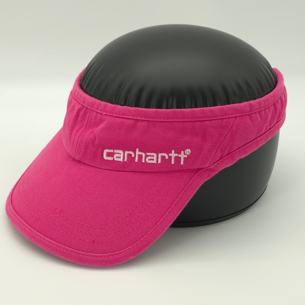 Carhartt Visor Womens StrapBack Pink Cotton Outdoor Workwear Logo